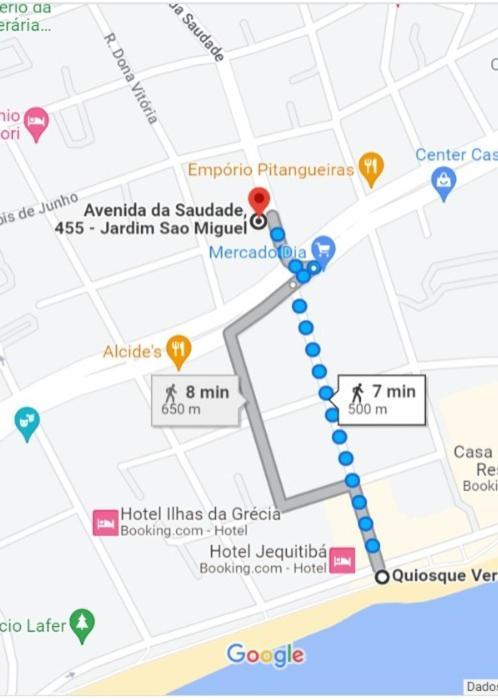 Apartamento No Guaruja - 500M Da Praia Da Enseada Kültér fotó